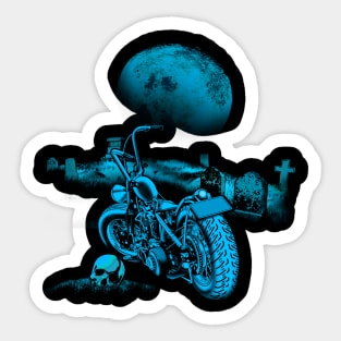 Biker Night Sticker